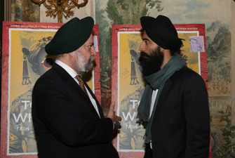 Ambassador Hardeep Singh Puri and Waris Ahluwalia